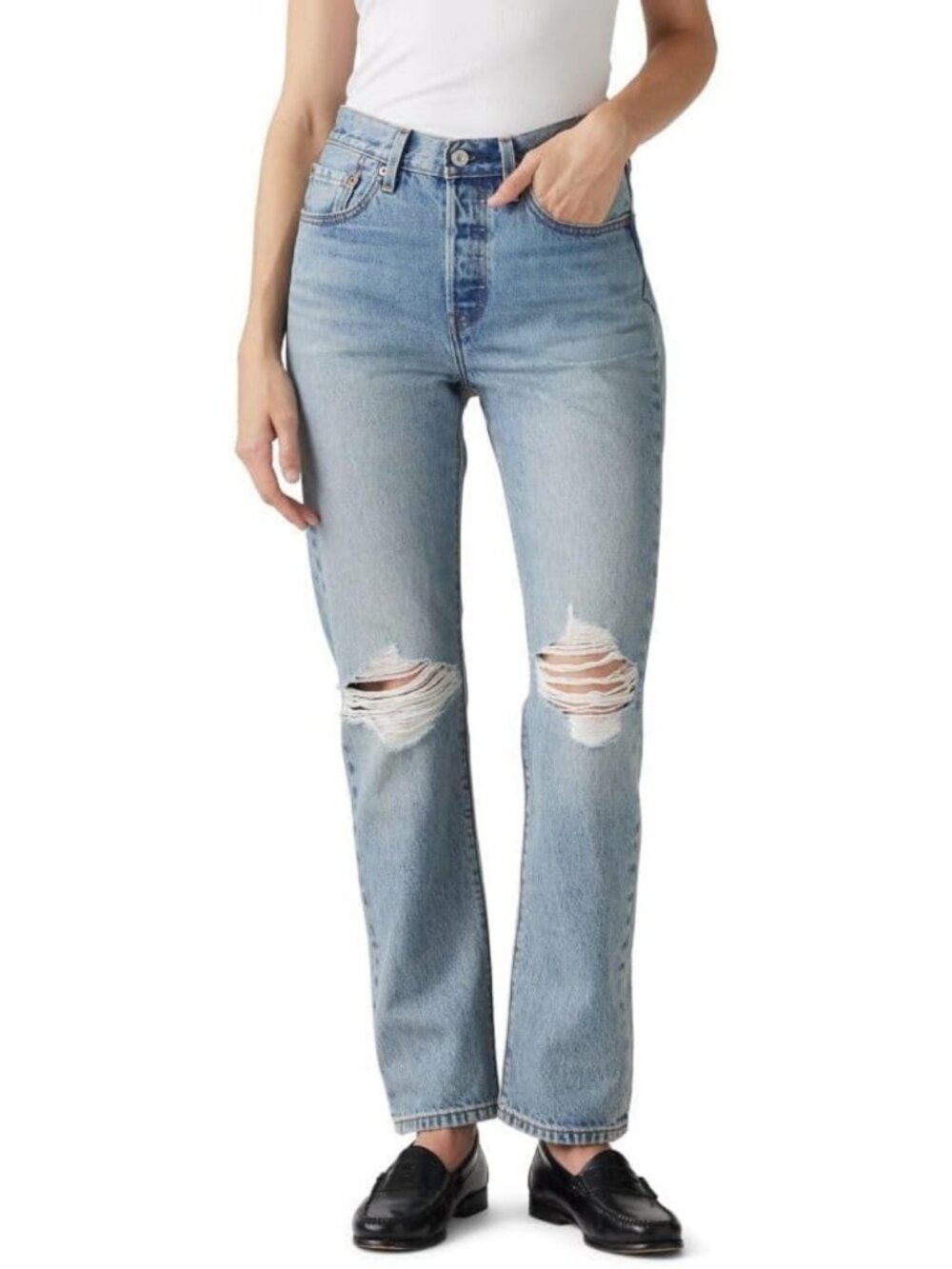 High-Waisted Women's 501 Jeans | Classic Fit, Vintage Style, Casual Denim